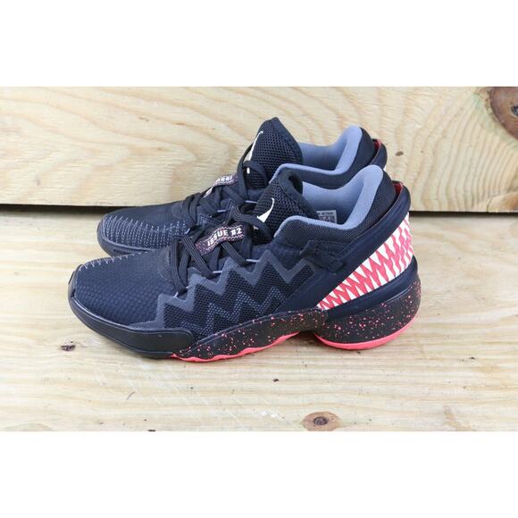 New Adidas Sneakers Mens 8 D.O.N Issue 2 Marvel Venom Limited Edition - Picture 1 of 10